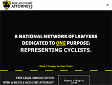 Tablet Screenshot of bikeaccidentattorneys.com